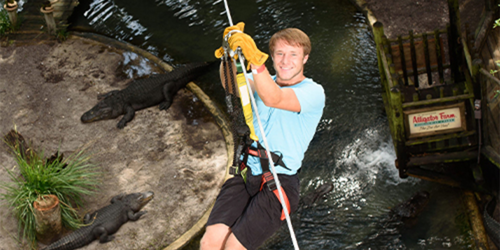 Crocodile Crossing Zip Line